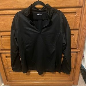 Black North Face Quarter Zip